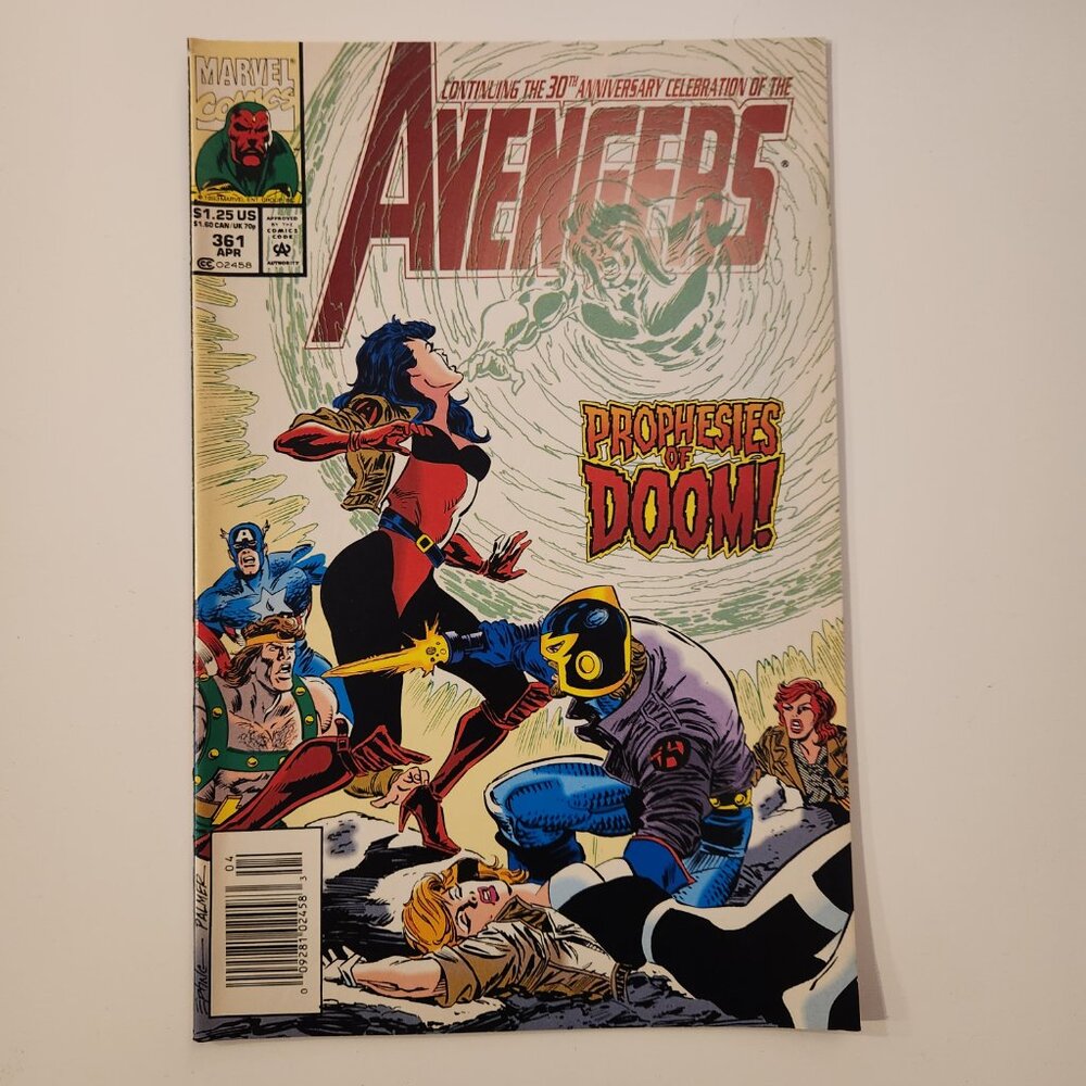Lot of 5 Avengers Comic Books 357 358 359 360 361 Marvel Comics 1992 1993 Run - Picture 5 of 6